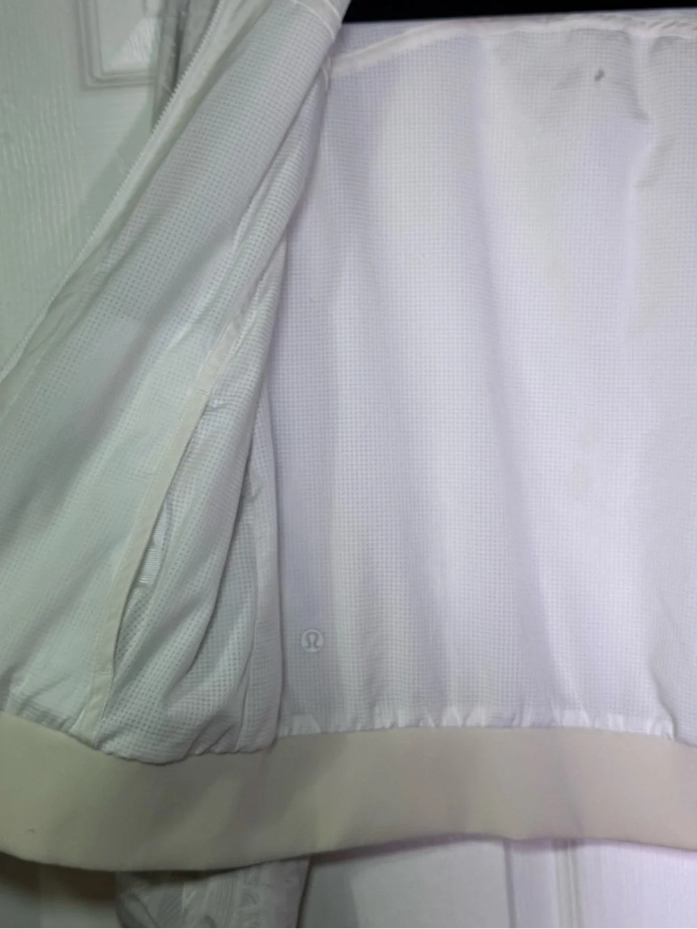 lululemon athletica Light Gray Patterned Bomber Jacket